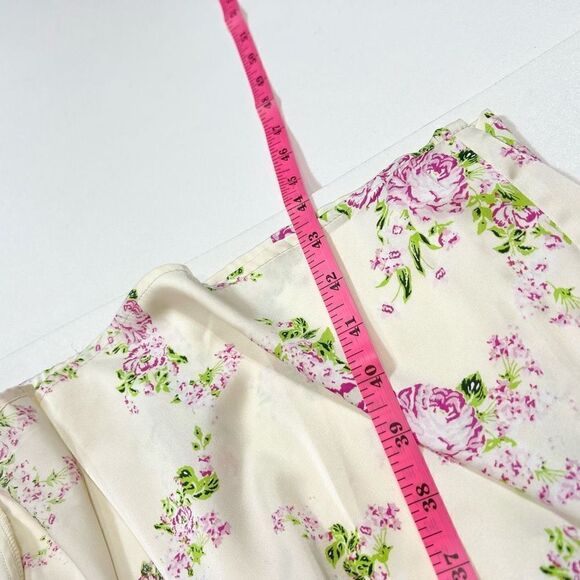 Sage Collective Wrap Dress Womens 4 Full Bloom Floral Tie Waist Long Sleeve - Picture 7 of 11